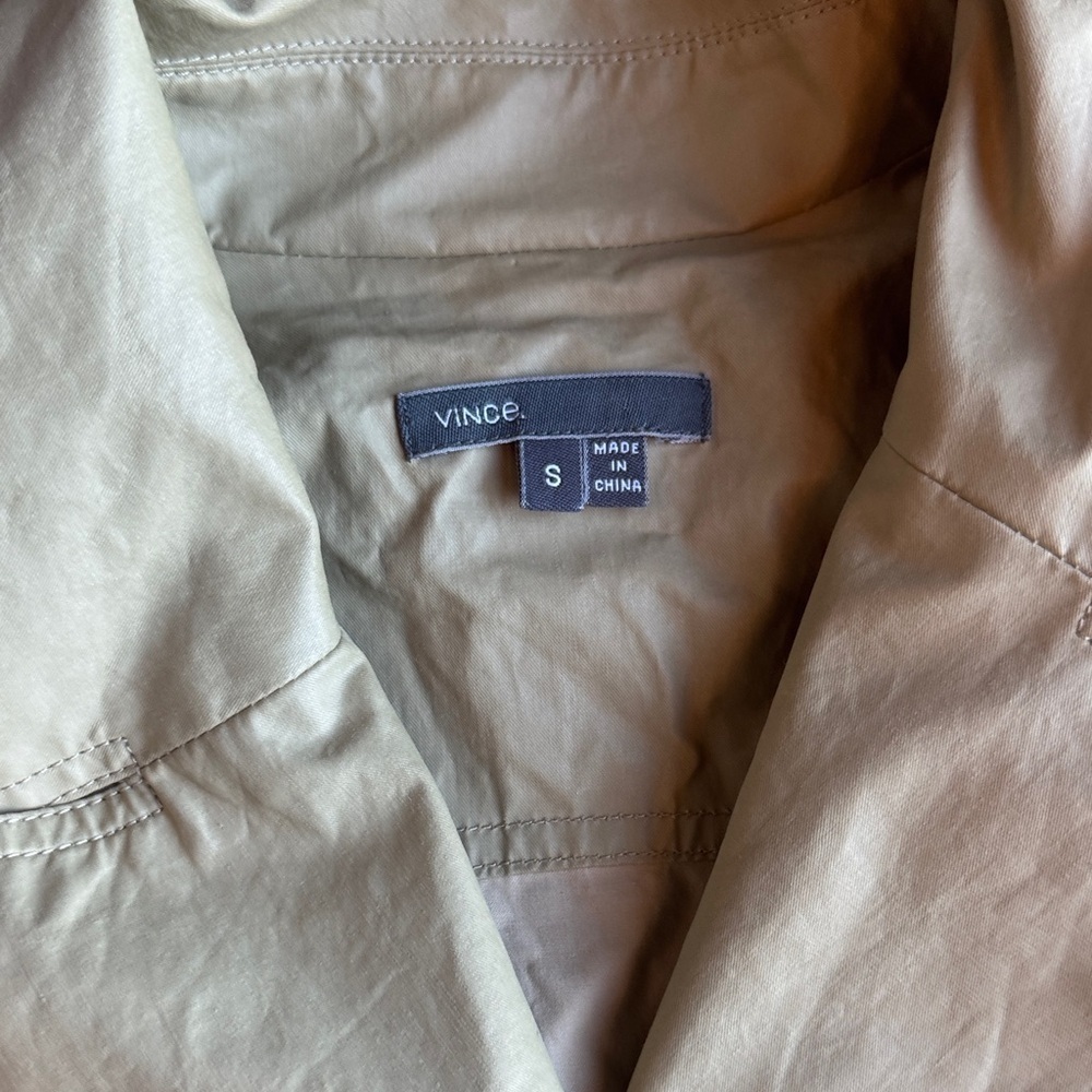 Vince Tan Trench Coat - Picture 3 of 5
